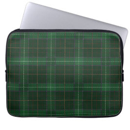 Tartan Walsh Green Muster geprüft Laptopschutzhülle