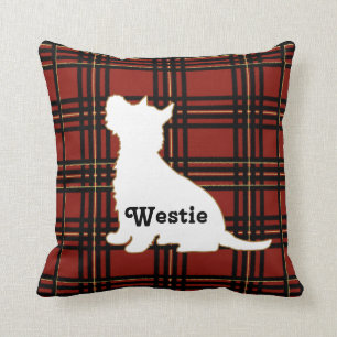 Tartan Westie Kissen