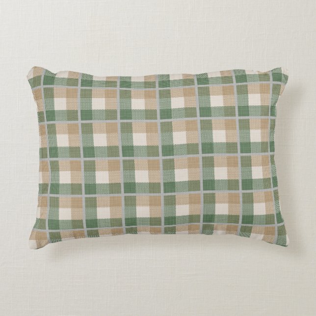 Tartan Zierkissen (Vorderseite)