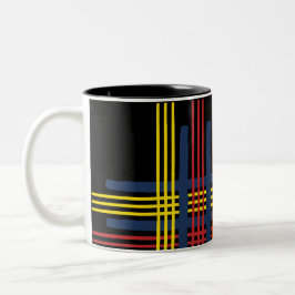Tartan Zweifarbige Tasse