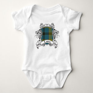 Tartanschild Baby Strampler