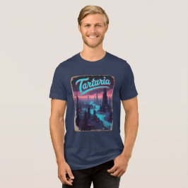 Tartaria Mud Flood Cyberpunk Vintag Tri-Blend Shirt