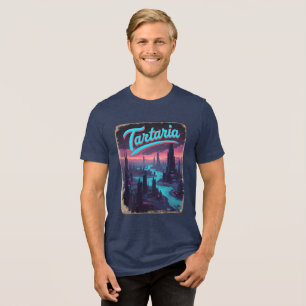 Tartaria-Schlammflut Cyberpunk Vintage Tri-Blend Shirt