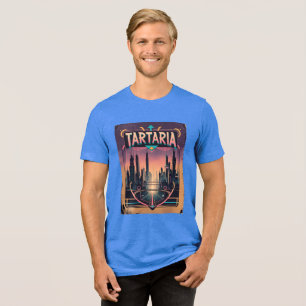 Tartaria Verschwörung Mud Flood Vintag Tri-Blend Shirt