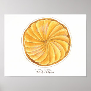 Tarte Tatin Aqucolor Poster
