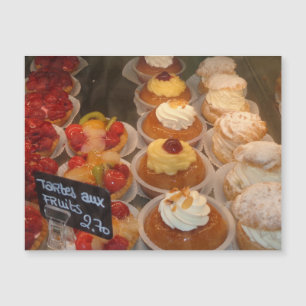 Tartes aux fruits - Patisserie Magnetkarte