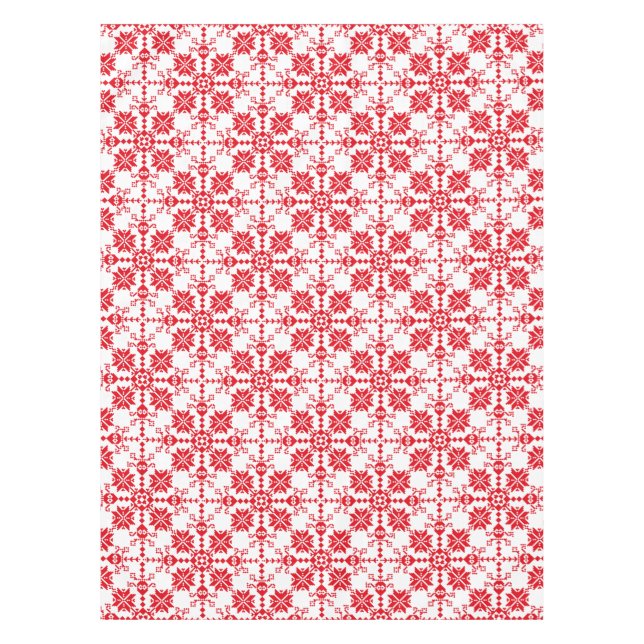 Tartlau Rot Tischdecke (Vorderseite)