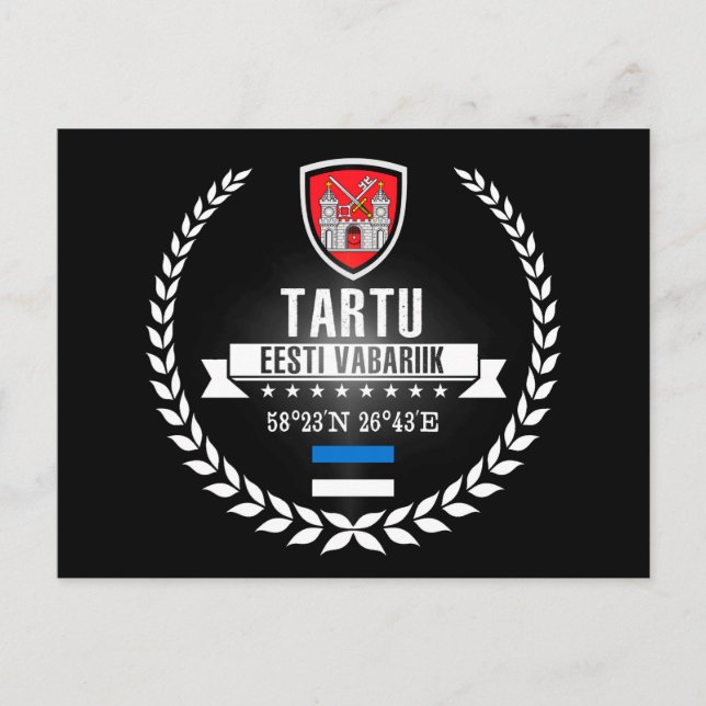Tartu Postkarte (Vorderseite)