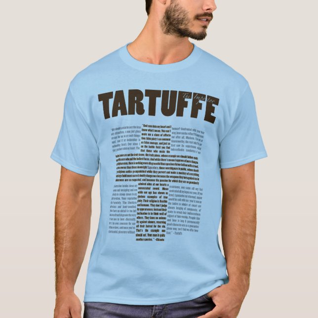 Tartuffe durch Moliere T-Shirt (Vorderseite)