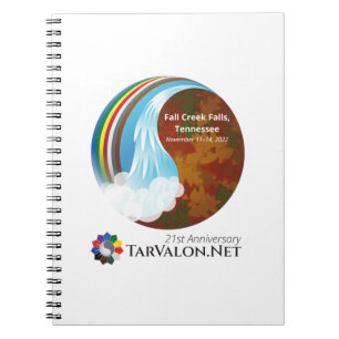 TarValon.Net 21. Jubiläum Party Notebook Notizblock