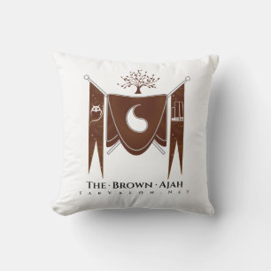 TarValon.Net Brown Banner Regalia Pillow Kissen