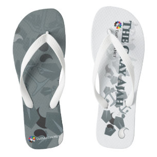 TarValon.Net fehlgeleitete graue Flip Flops
