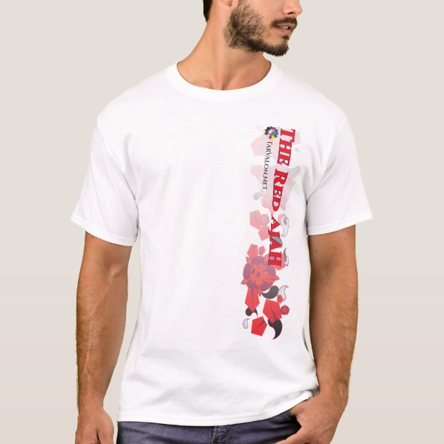 TarValon.Net Red Scattered Pennants T - Shirt (Vorderseite)