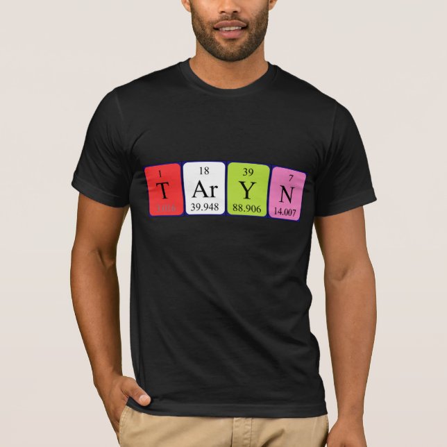 Taryn Periodenname Shirt (Vorderseite)