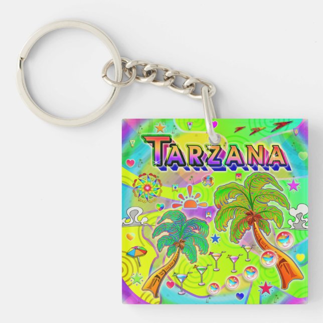 Tarzana Mind Focus Schlüsselanhänger (Vorderseite)