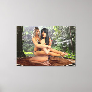 TARZANA SCHEREN LUANA #3 LEINWANDDRUCK