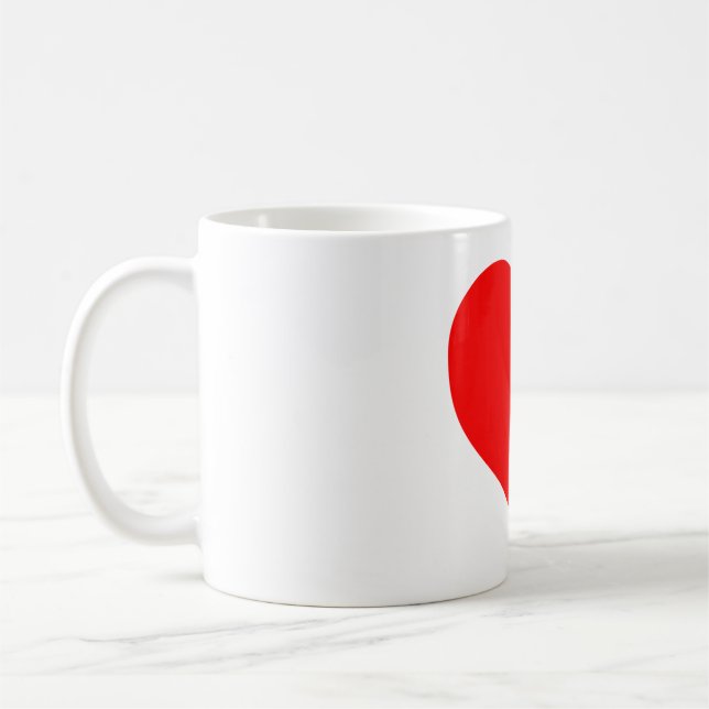 tasa con corazon kaffeetasse (Links)