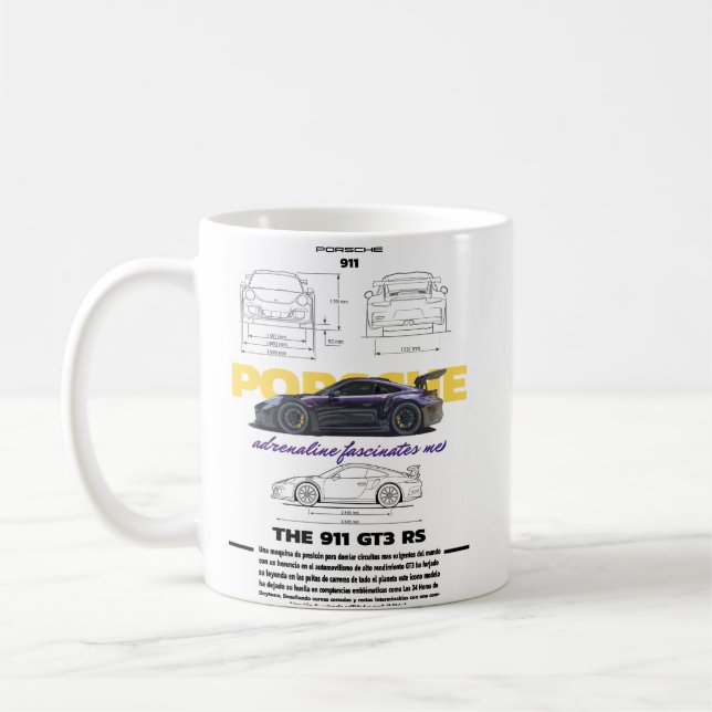 Tasa Porsche GT3 RS  Kaffeetasse (Links)