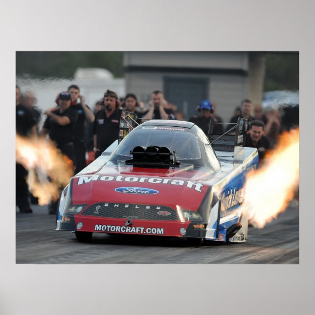 Tasca Quick Lube Funny Car Print Poster (Vorne)