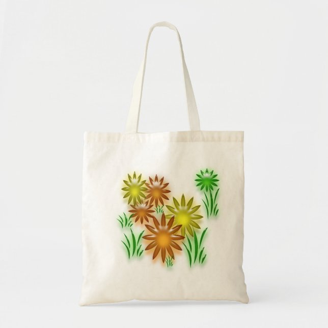 Tasche - 3D Gänseblümchen (Vorne)