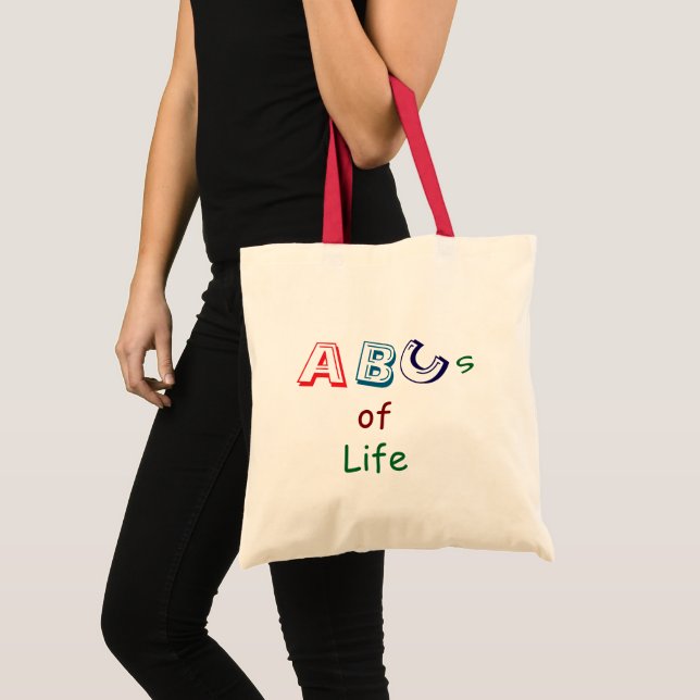 Tasche ABCs des Lebens (Vorderseite (Produkt))