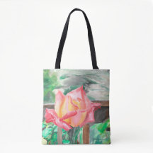 Tasche, All-Over "Double Delight Rose" Amber Larse