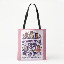 Tasche als Tribut an den Monat der Frauengeschicht