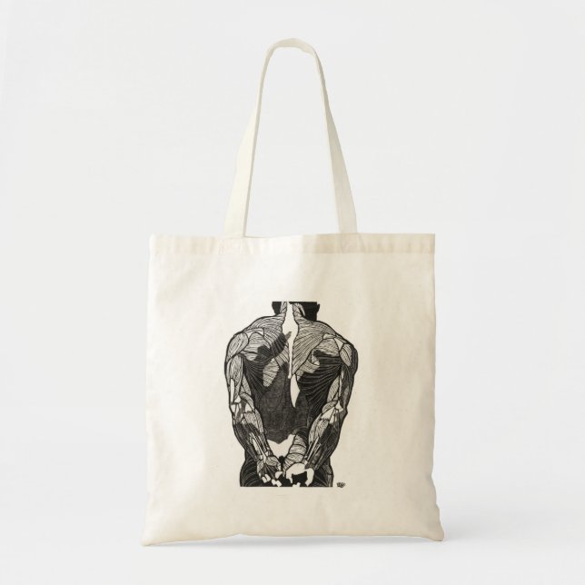 Tasche 'Anatomie des Mannes 5' (Vorne)