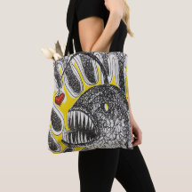 Tasche 'Angeln nach Liebe'