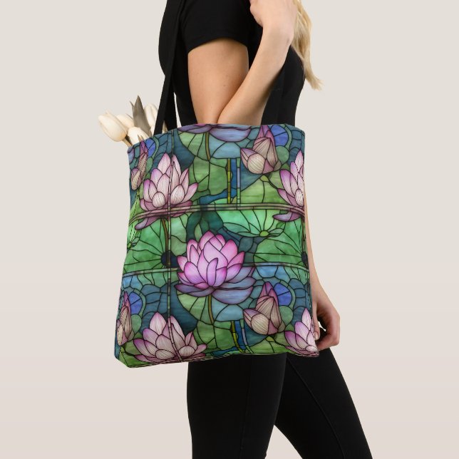 Tasche aus Hartglas Lotus Schulter (Von Nahem)