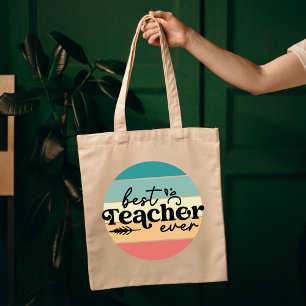 Tasche "Beste Lehrerin ever", Geschenk für Lehrer,