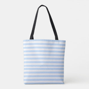 Tasche, Blau-Weiß gestreift horizontal