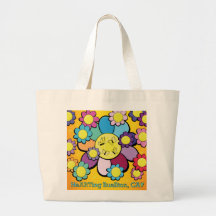 Tasche - Blume Power - Buellton.Art