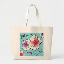 Tasche - Blume und Reben - Buellton.Art