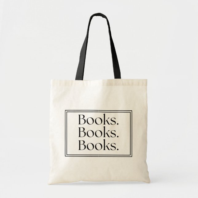 Tasche Bücher Bücher Bücher (Vorne)