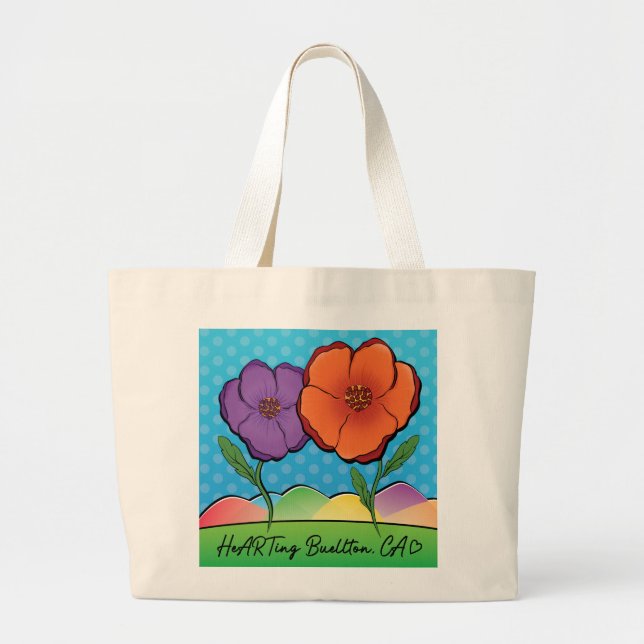 Tasche - California Poppies - Buellton.Art (Vorne)
