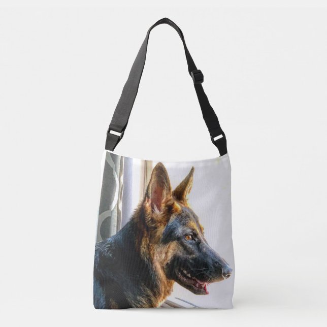 Tasche Crossbody Hundehaselnuss-Foto (Vorderseite)