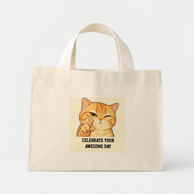 Tasche 'Custom Celebrate Your Awesome Day' als Ges (Vorne)