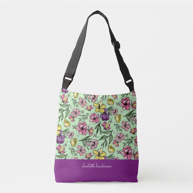 Tasche der Blume Bright Garden (Vorderseite)