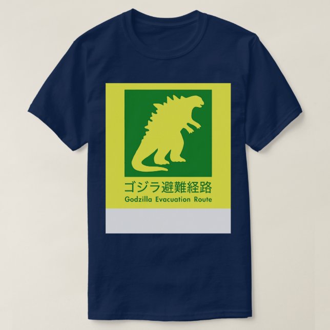 Tasche der Evakuierungsroute T-Shirt (Design vorne)