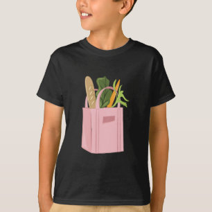 Tasche der Lebensmittelgeschäfte T-Shirt