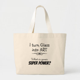 Tasche der Leinwand "Super Artist Stected Glass"