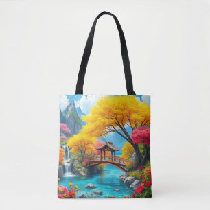 "Tasche der Magie - Türkisblaue Traumlandschaft"