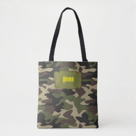 Tasche der Retro-Camouflage - Individuelle Name un