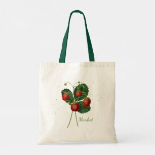 Tasche des Botanischen Erdbeermarktes