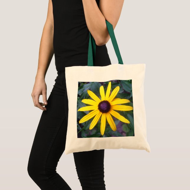 Tasche des Haushalts - Schwarz-Mit Augen Susan (Vorderseite (Produkt))