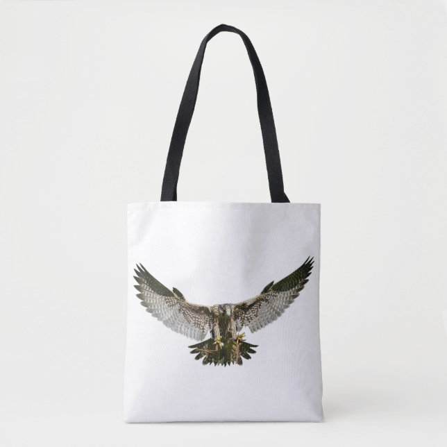 tasche des Tuchs Falke fliegt (Vorderseite)