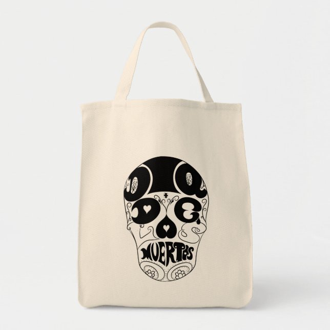 Tasche Dia De Los Muertos Skull (Vorne)