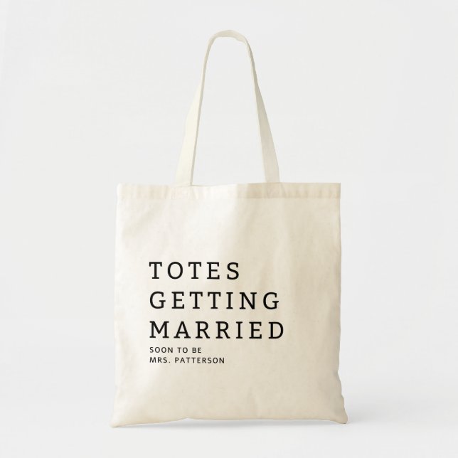 Tasche Erlangung des Brautennamens Hochzeit Tote T (Vorne)