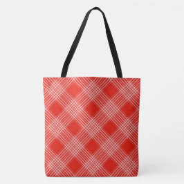 Tasche "Favorite Vintag Homespun Orange-Red White"